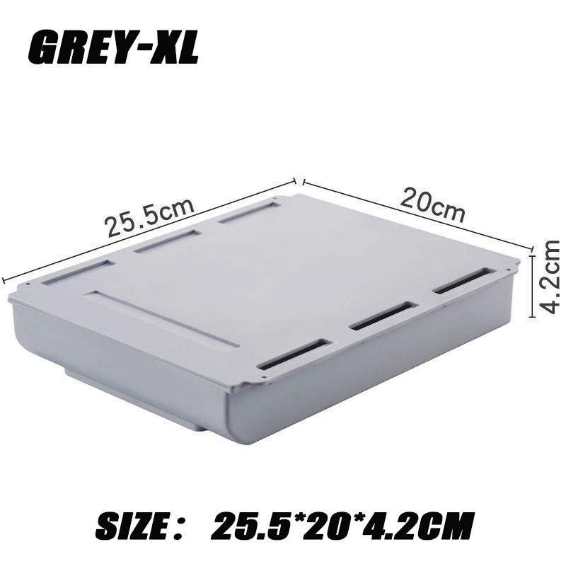 Креативный органайзер для скрытого ящика без пробивания отверстий под стол, коробка для канцелярских принадлежностей, липкий маленький ящик, органайзер для офиса и дома