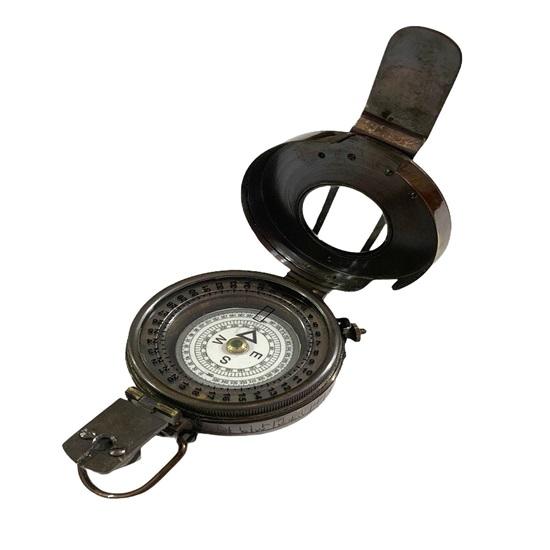 Латунь с античной отделкой, британский военный компас, морской призматический компас времен Второй мировой войны, подарок