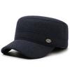 Men's Winter Hat Middle-Aged and Elderly Velvet Thick Flat Cap Outdoor Cap Warm Cold-Proof Ear Protection Cotton Cap