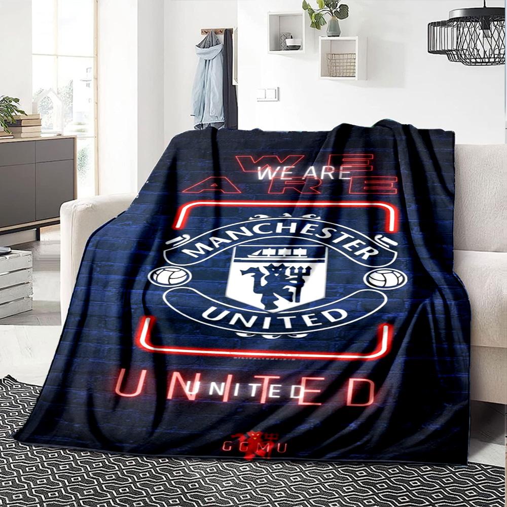 Manchester Blanket Ultra-Soft Perfect for Bedding Couch Office Chair for All Occasions Modern Style Gifts For Family Or Friends