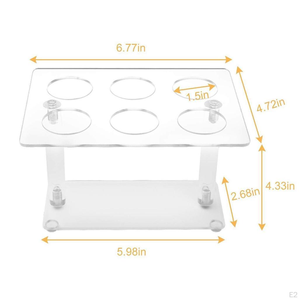 Ice Cream Holder Dessert Stand Clear Display for Popcorn Cone Acrylic Holders