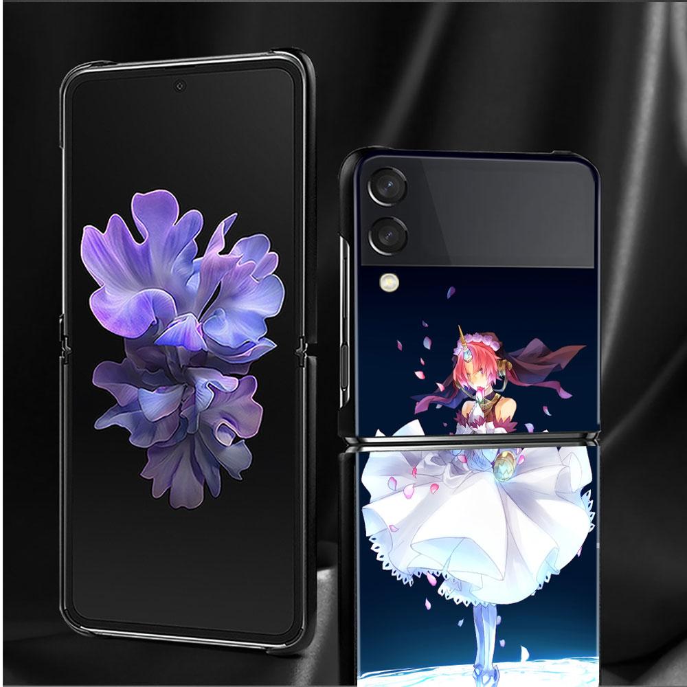 Жесткий черный для Samsung Zflip Flip Z Flip3 5g Zflip3 Phone Funda Berserk Guts Anime PC