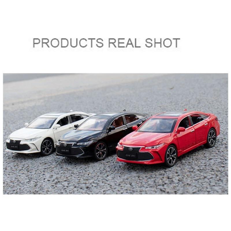 1/24 Toyota Asian Dragon Модель легкосплавного автомобиля Моделирование Звук и Свет Инерционный Детский Игрушечный Автомобиль Мальчик Коллекция Украшения Подарок