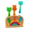 Развивающая игрушка-головоломка для детей 1 года, раскладывающаяся пружина, развивающая игрушка в виде животного, деревянная игрушка для сопоставления с изображением, милый подарок на день рождения для ребенка 12 месяцев