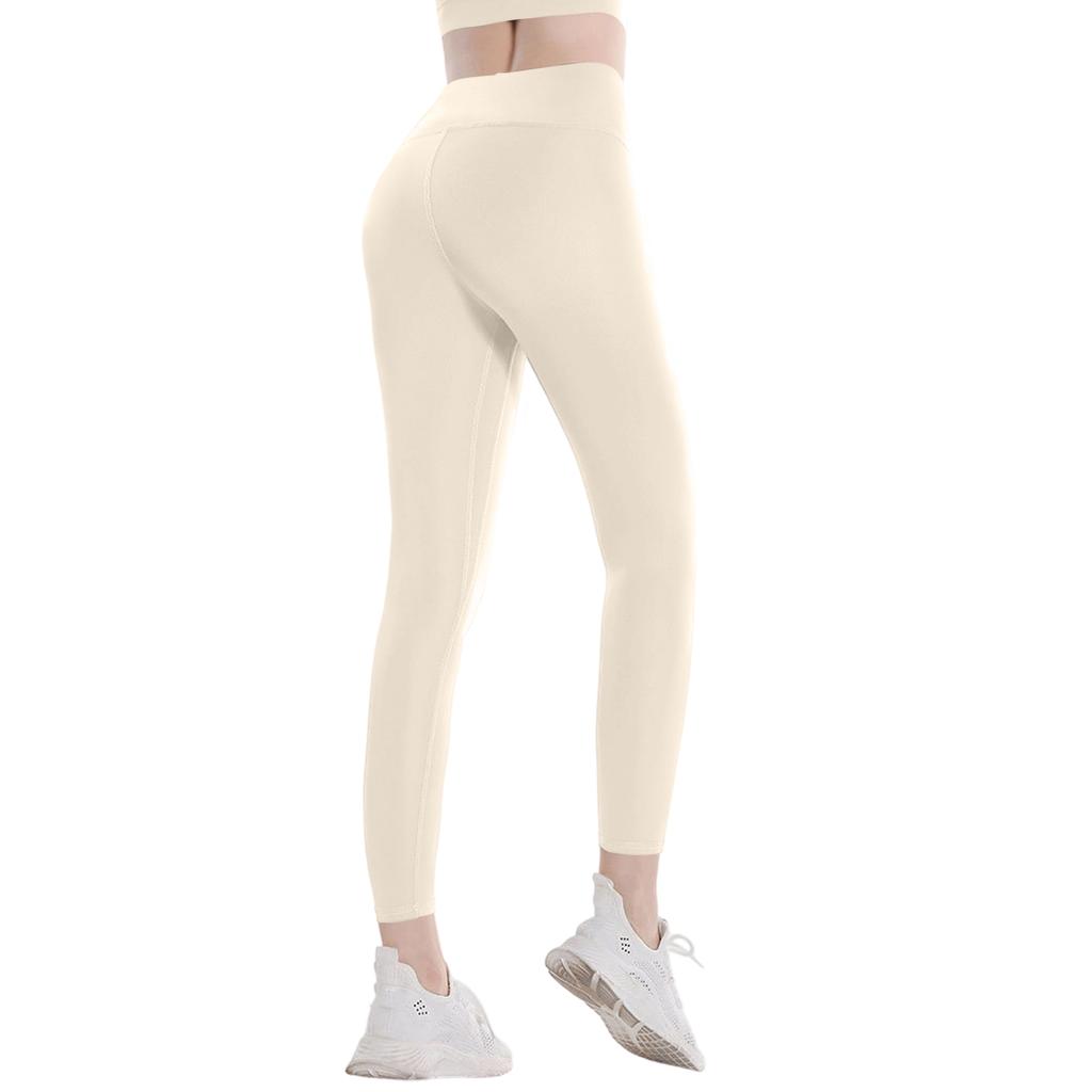 Women's Long Quick-Dry Fitness Sports Pants, Tight-Fitting High-Waisted Running Pants With Butt Lifting