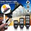 30W 60W 90W Solar Street Lamp Radar Motion Sensor Waterproof IP67 Wall Outdoor Landscape Garden Road Light with Pole