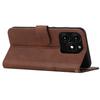 Leather Wallet Case for itel A70 Phone Stand Cover Calf Texture