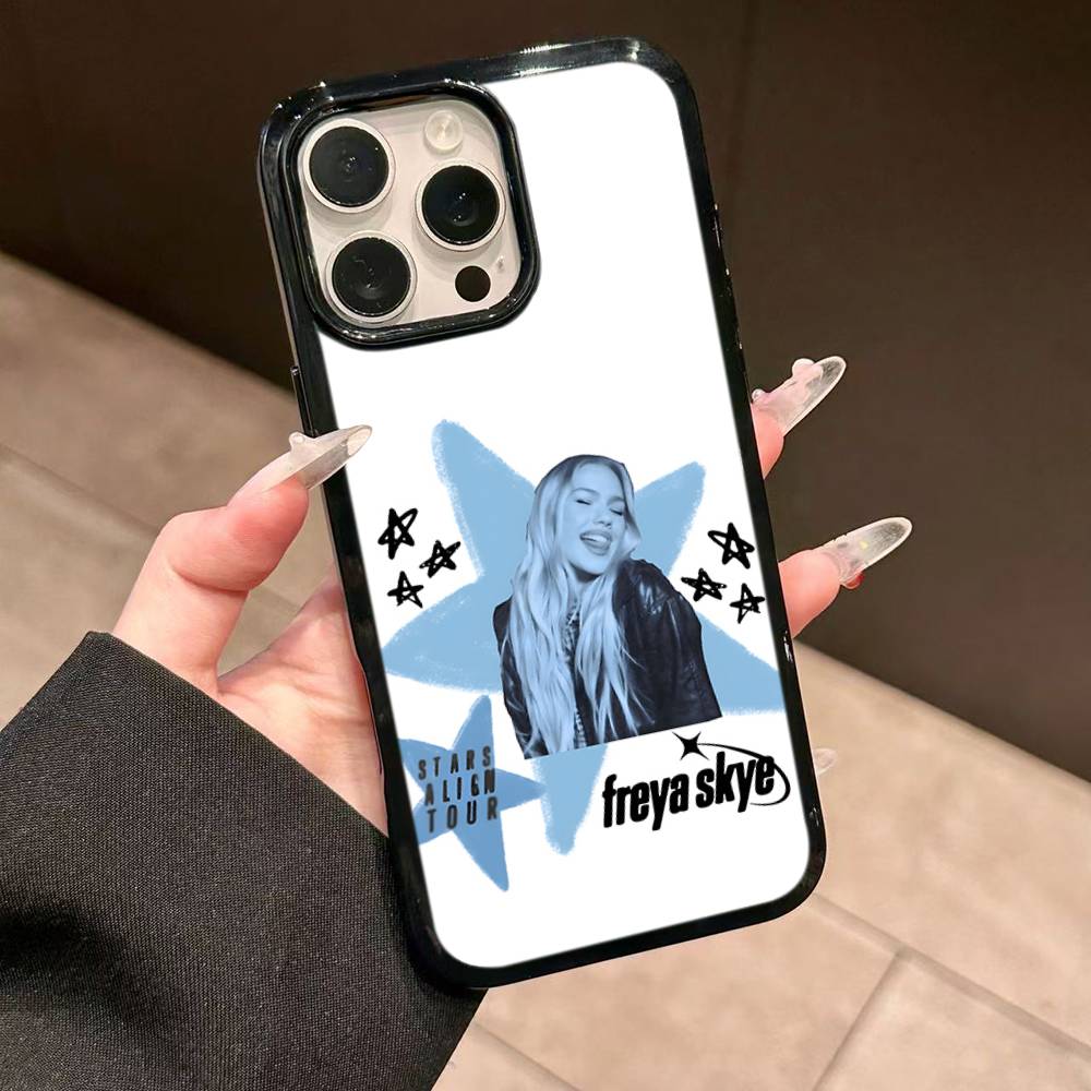 F-Freya S-Skye Singer Phone Case For IPhone 17 16 Pro Max Air 13 12 Mini 14 15 Plus 11 PC+TPU Back Cover