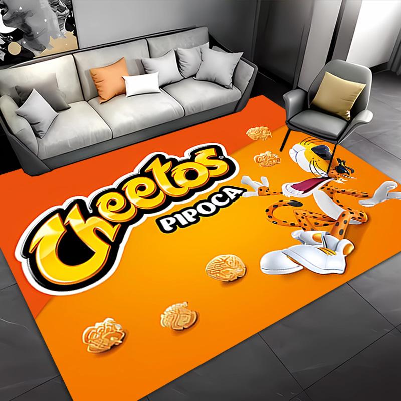 1pc CHEETOS Entrance Mat, Non-Slip Mat Area Rug,Room Decor, Outdoor Decor, Kitchen Rug,Doormat - Machine Washable, Easy to Clean