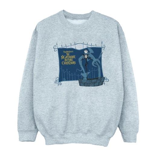 Disney Mens Nightmare Before Christmas Jack And The Well Sweatshirt