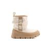 UGG Fashion Thick Sole Slip-On Mid-Calf Boots Kids Boots Mustard-Seed Jasmine-White 1143697-MSJS