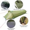 Сверхлегкая уличная палатка для кемпинга, палатка для одного человека, портативный спальный мешок, палатка