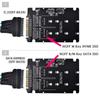 Адаптер NFHK NVME to Combo NGFF SATA PCIe SSD для материнской платы SSD 750 p3600 p3700 Замена SFF-8639 U.2 M.2 M-Key