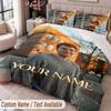 Custom Name Text 3Pcs Bedding Set Alex Warren Duvet Cover And Two Pillowcases