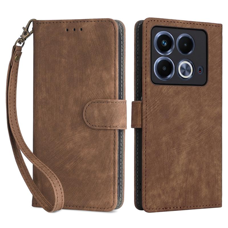 For Infinix Note 40 X6853 Case RFID Blocking Wallet PU Leather Stand Phone Cover
