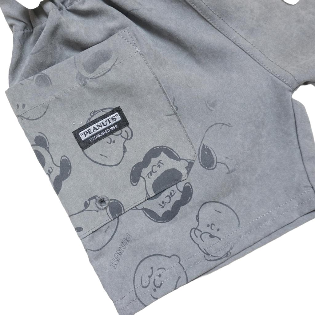 Takihyo 221152209 Шорты-амфибии Снупи со скрытым узором по всей поверхности Одежда для мальчиков и девочек 221152209 Детская одежда угольного цвета