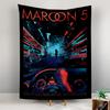Tapestry Maroon 5 Pop Band Concert Poster Retro Neon Wall Hanging Decor for Music Fans Bedroom Dorm