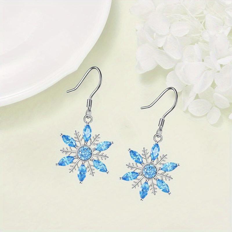 Shiny Snowflake Earrings - Creative, Fashionable, Exquisite and Warm Versatile Earrings