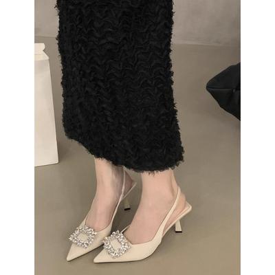 Ежедневные туфли-лодочки на очень высоком каблуке, сумка, сандалии, женская обувь, новинка лета, одинарная обувь