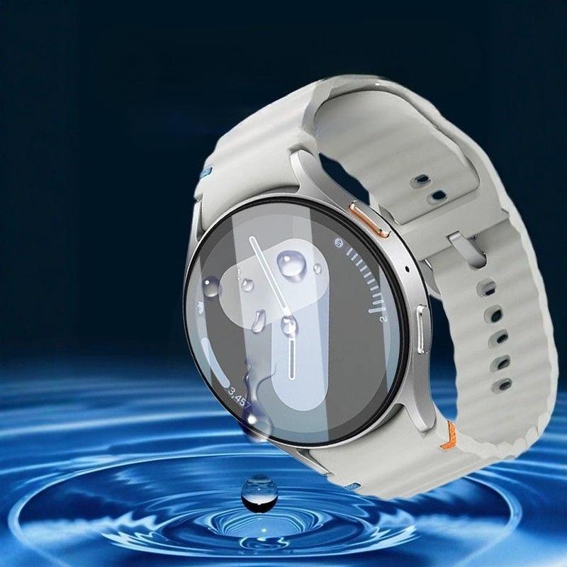 Для Samsung Galaxy Watch 8 7 6 5 4 8Ultra 7Ultra 8Classic 6Classic 2025 47MM 46MM 44MM 40MM Прозрачная 9H Закаленное стекло Позиционирующая защитная пленка для экрана