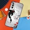 Чехол-арт с изображением рыбы кои Инь-Ян для Samsung Galaxy A54 A34 A14 A15 A35 A55 A52 A32 A12 A51 A71 A13 A23 A33 A53