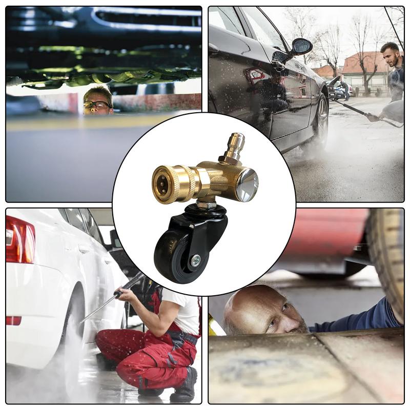 Адаптер поворотного колеса для мойки высокого давления. Адаптер поворотного колеса для мойки шасси. Мойка высокого давления. Насадка для мойки высокого давления.