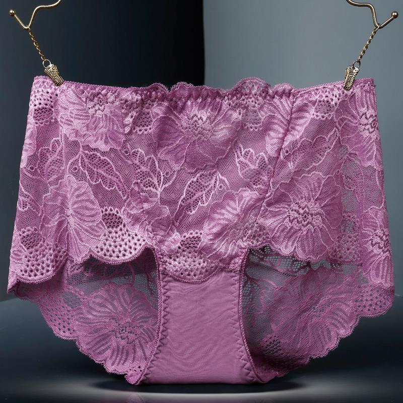 Sexy Lace Transparent Women Underwear Lady Panties Briefs Lingerie Intimates EMA