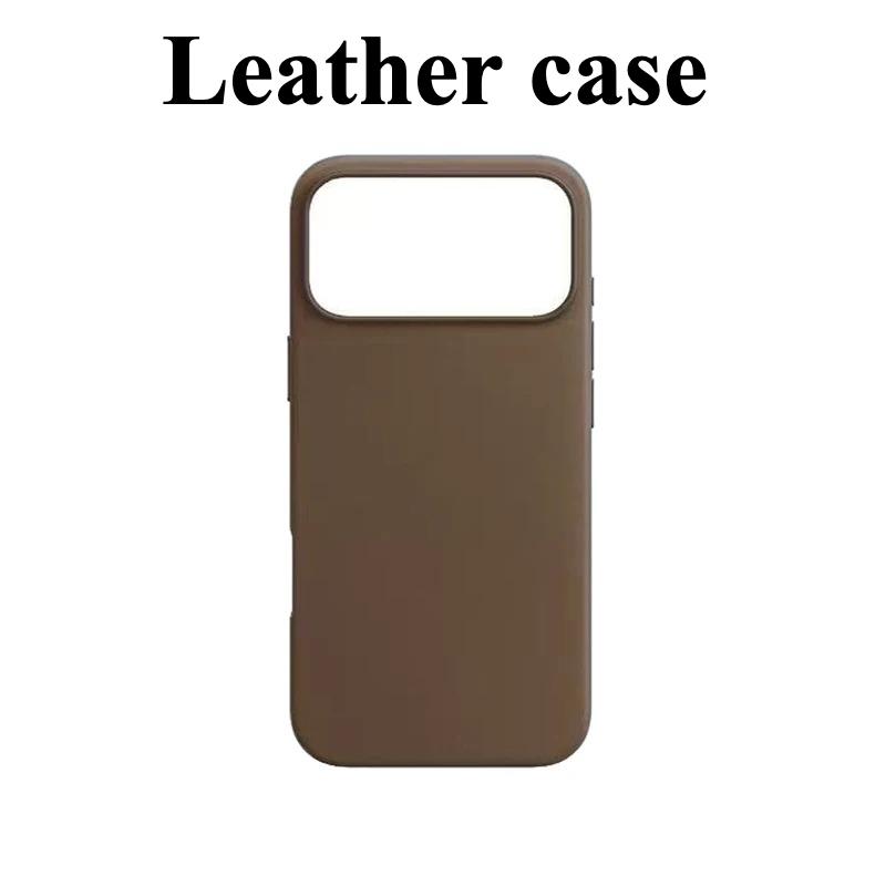 Деловой кожаный чехол Sle для Apple Magsafe Чехол для iPhone 17 Pro Max 17 Air Беспроводная зарядка Магнитная крышка 16 15 14 13 Pro Max