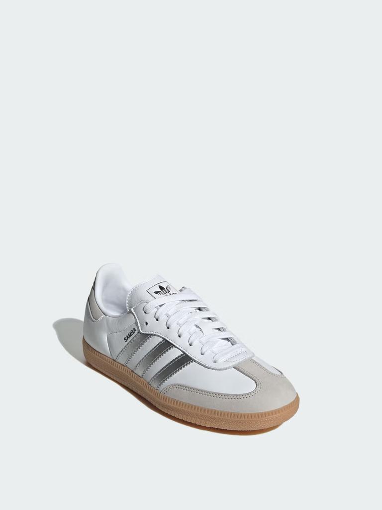 Adidas "Туфли с Т-образной головкой" Samba OG Классические холщовые кроссовки Тренировочные кроссовки для женщин Adidas Узор с клевером JI2725