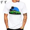 New Summer Men Short Sleeve RWB 997 Manga Style It All Starts With A Dream Car Classic T-Shirt Hip Hop Boy White Casual Tees