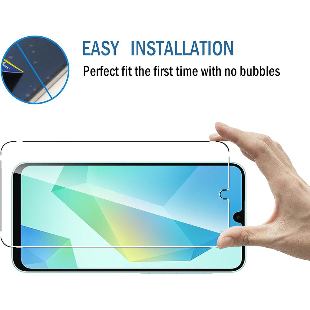 4 шт. HD прозрачное закаленное защитное стекло для экрана Samsung Galaxy A06 A16 A26 A36 A56 A05 A05S A15 A25 A35 A55 A14 A24 A34 A54 A04 защитное покрытие