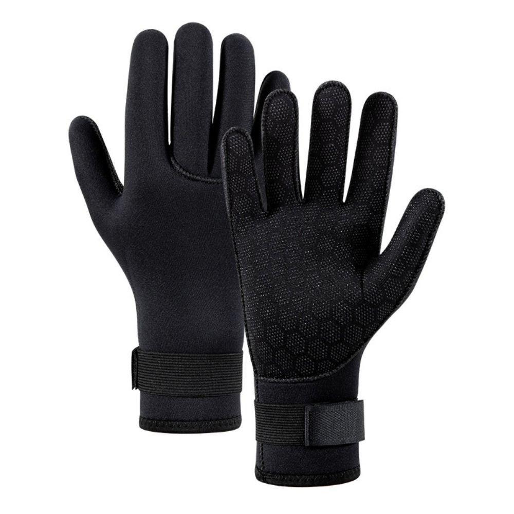 3mm Neoprene Surfing Gloves Antiskid Wetsuit Gloves Diving Gloves Five Finger Gloves  Swimming