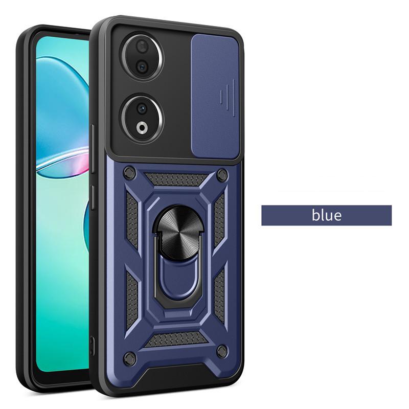 Armor Case For Honor 90 Smart Honor 70 Lite Cover Lens Protection With Ring Magnetic Holder Coque Fundas