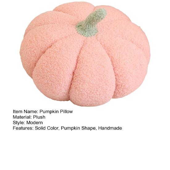 Pumpkin Pillow Plush Soft Handmade PP Cotton Stuffed Pumpkin Throw