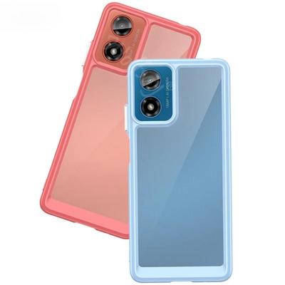 Прозрачный чехол для телефона Motorola Moto G04s Силиконовый цветной задний чехол Чехол Moto G04s Для Moto G04s G34 G24 G54 G64 5G