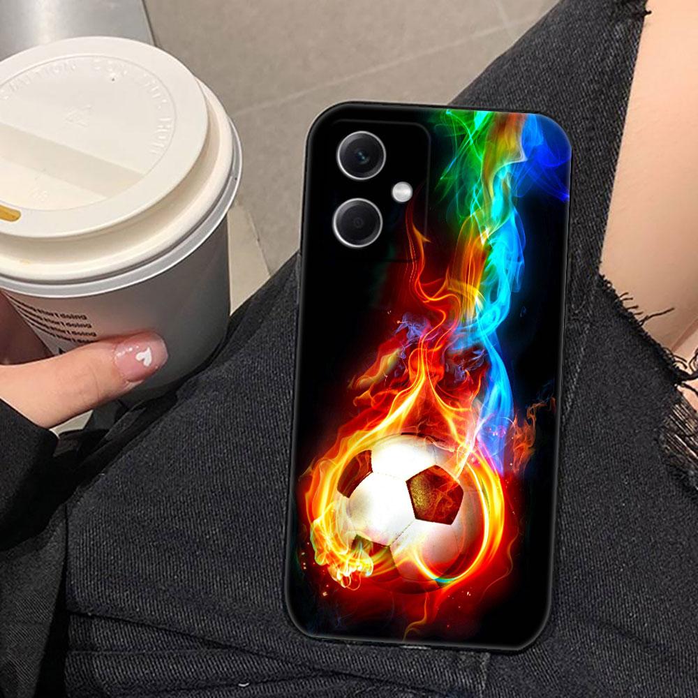 Soccer Football Ball Phone Case For Redmi Note 15 14 13 12 12S 11 11T 11S 10 9T 9 Pro Silicone Case Funda DIY Shell Capa Cover