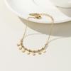 YACHAN High Quality Stainless Steel Splice Chain Bracelets 18K Gold Plated Disc Charms Bracelet Simple Trendy Charm Jewelry Gift