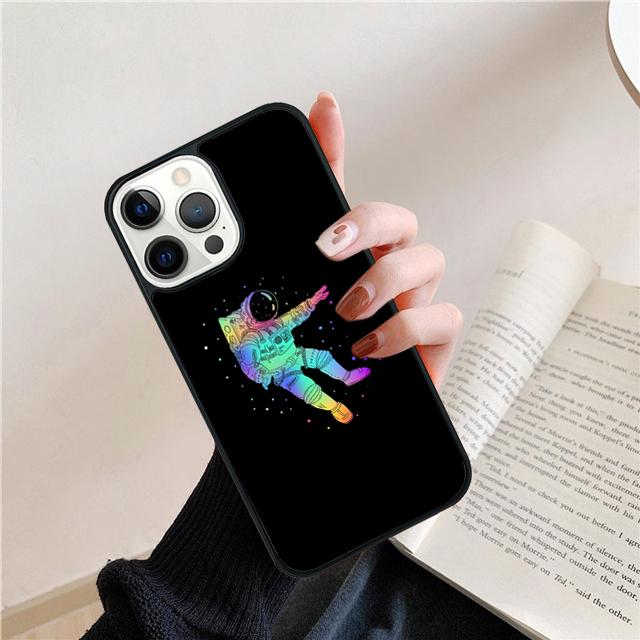 Звездное Космическое Лунное Астронавт Эстетика Чехол для Телефона Cover для iPhone 17 Air 16 15 14 13 11 12 Pro Max Plus Coque