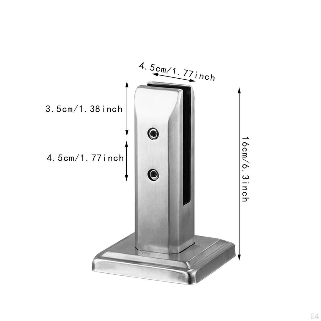 Стеклянный зажим для ограждения бассейна, профессиональный штифт премиум-класса толщиной 10-13 мм для балконов,
