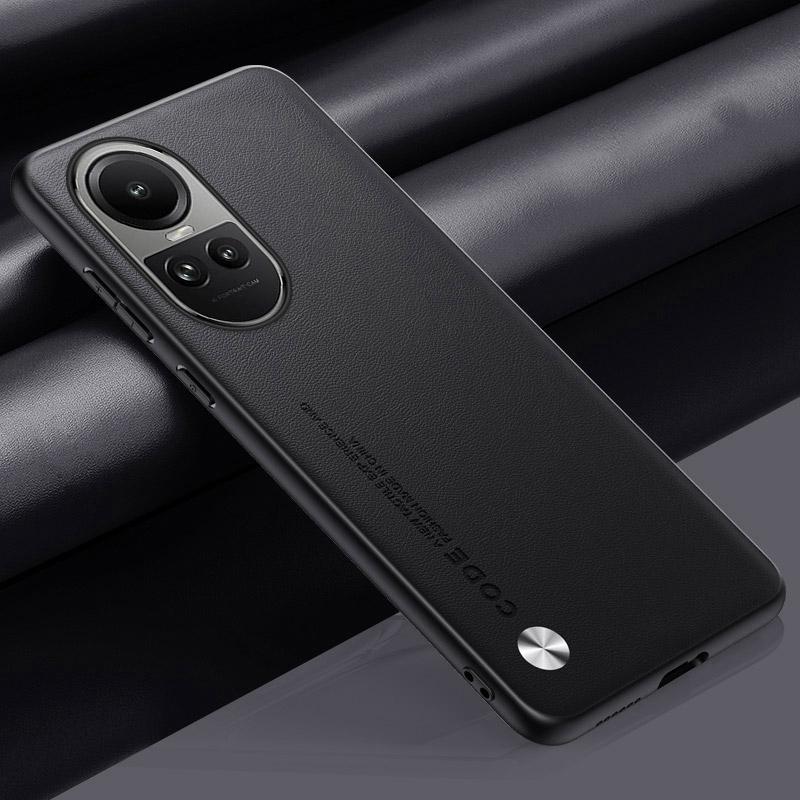 Роскошный чехол из искусственной кожи для OPPO Reno 10 Pro 5G, задняя крышка, силиконовый противоударный защитный чехол для телефона для OPPO Reno10 Pro 10Pro