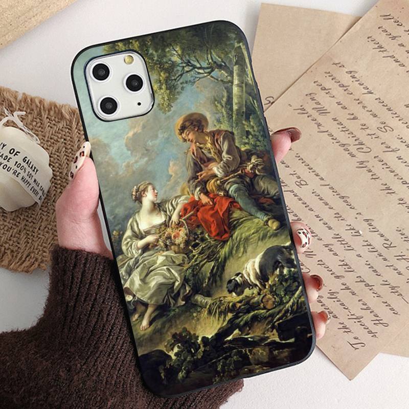Чехол для телефона MaiYaCa Renaissance art Painting для iPhone 13 11 12 pro XS MAX 8 7 6 6S Plus X 5S SE 2020 XR