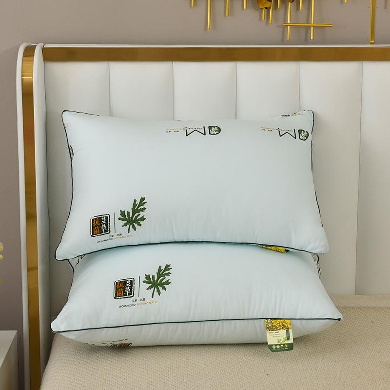 Подушка с наполнителем из полыни, подушка для взрослых, недеформируемая, подушка для домашнего обучения, защита шейного позвонка, моющаяся подушка