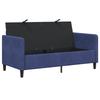 Sofa with Storage Space Police Blue 152 x 78 x 87 cm Polyester
