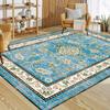European Style Retro Floral Carpet Light Luxury Bedroom Large Floor Mat Hotel Lobby Indoor Outdoor Entrance Decor Non Slip Rug