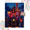 Disney Diamond Painting 5D DIY Castle Diamond Painting Art Diamond Painting Kit Adult/Beginner Gift Idea Home Decor