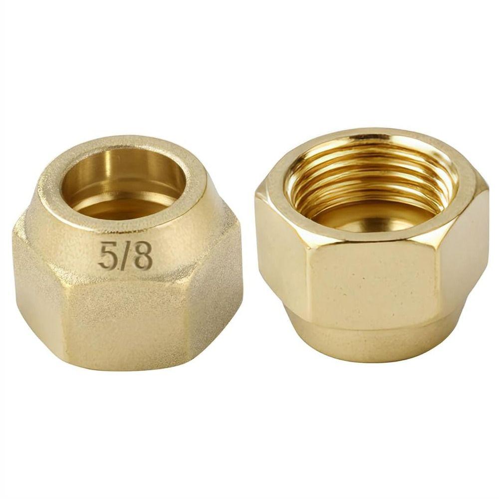 Thicken Brass Flare Nut 5/16" 1/8" 3/4" Flare Nut New Copper Nut