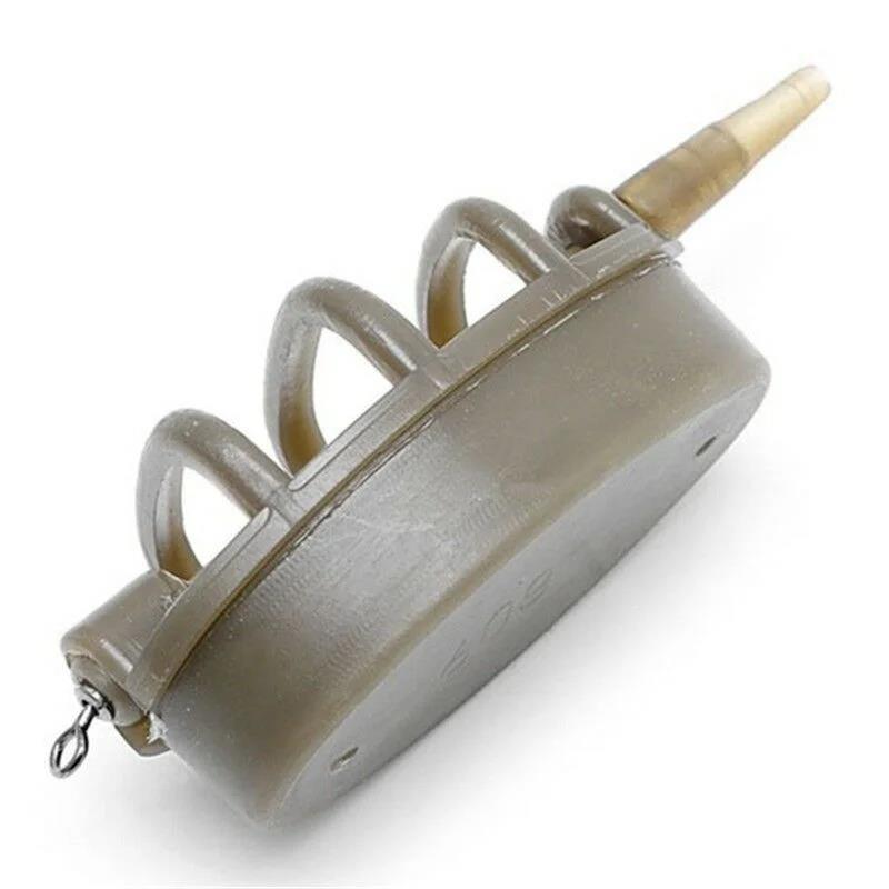 Inline Method Feeder Mould Bait Thrower Bait Plumb Set Carp Fishing Bait Holder Tool for Freshwater Fishing Accurate Bait