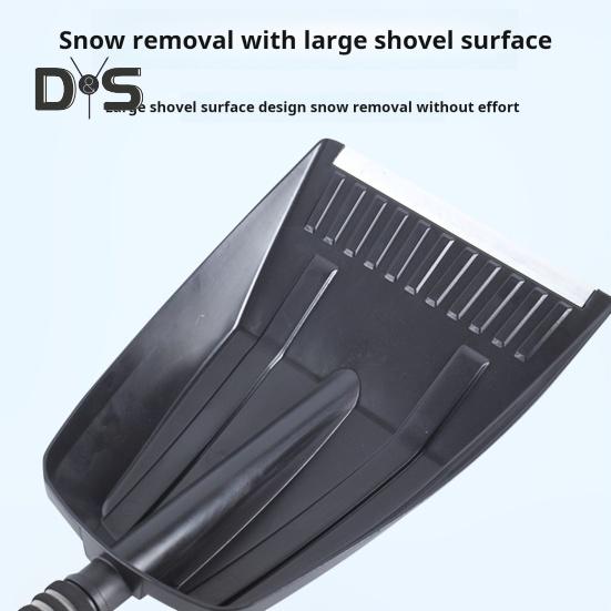 Автомобильная лопата для снега, регулируемая длина, складная аварийная лопата для снега в автомобиле, переносная лопата для снега для подъездной дороги, кемпинга, сада, грязи и снеговика