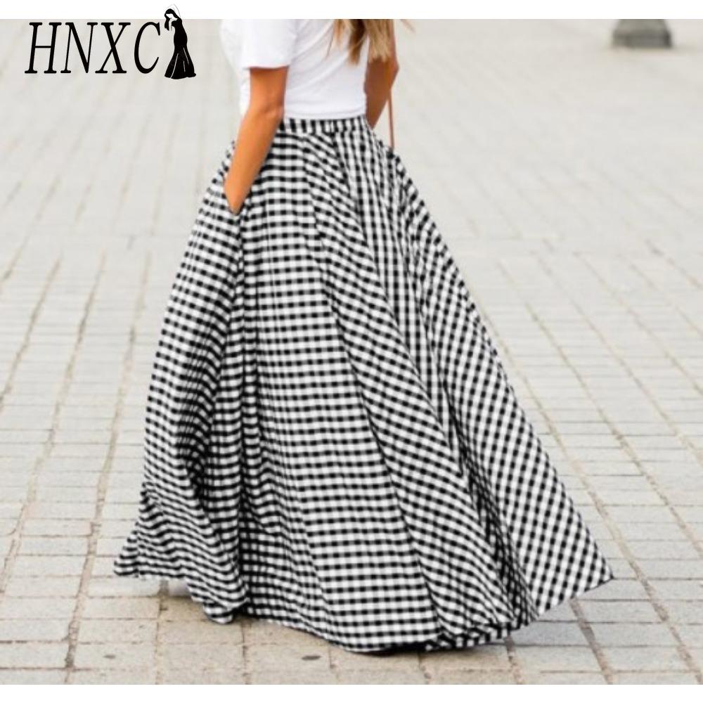 HNXC Женская модная повседневная летняя весенняя юбка