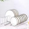 Stainless Steel Dish Draining Rack Kitchen Pot Lid Plates Storage Racks Multipurpose Shelf Bowl Drying Holder Kitchen Organizer